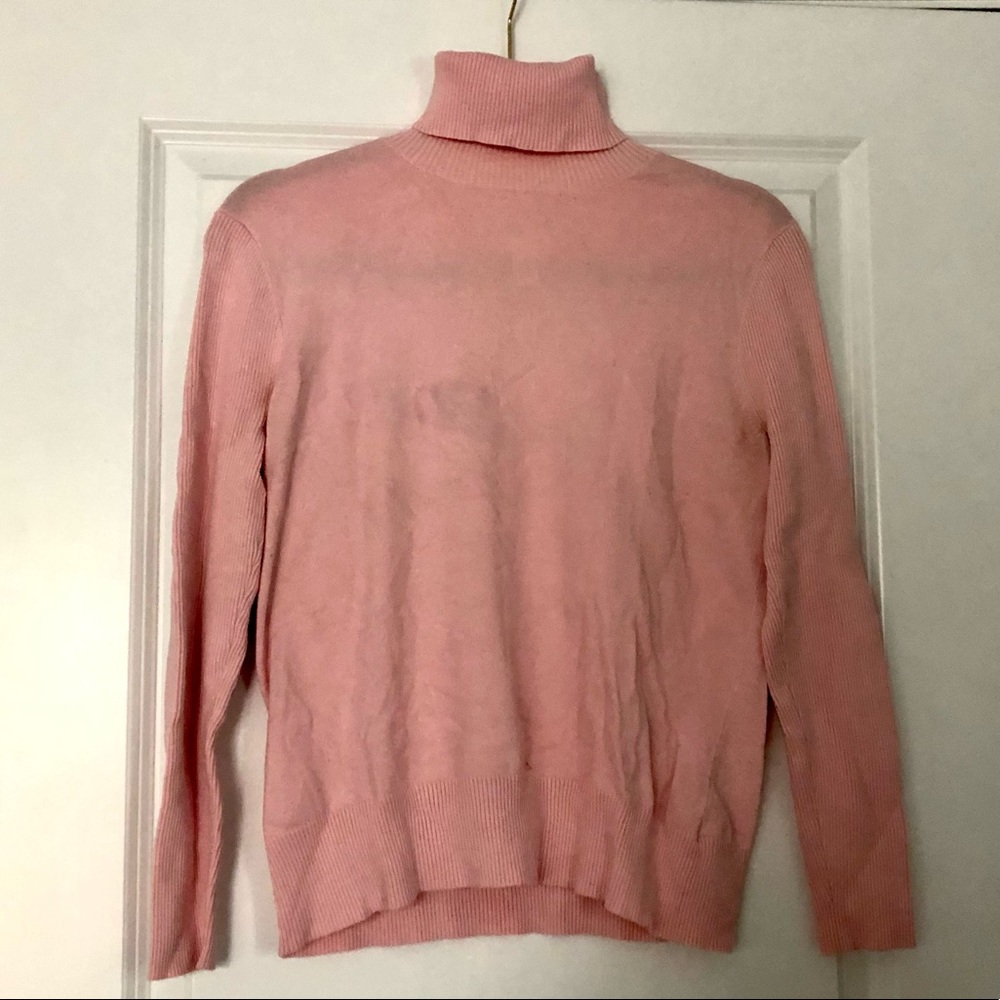Kate Hill Pink Turtleneck Sweater (PL) 💕 - Picture 1 of 4